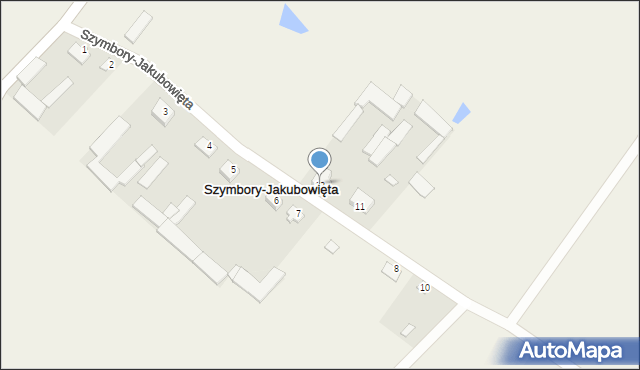 Szymbory-Jakubowięta, Szymbory-Jakubowięta, 12, mapa Szymbory-Jakubowięta