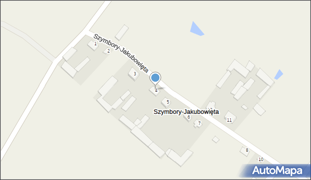 Szymbory-Jakubowięta, Szymbory-Jakubowięta, 4, mapa Szymbory-Jakubowięta