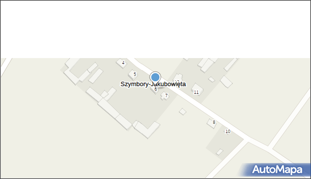 Szymbory-Jakubowięta, Szymbory-Jakubowięta, 6, mapa Szymbory-Jakubowięta