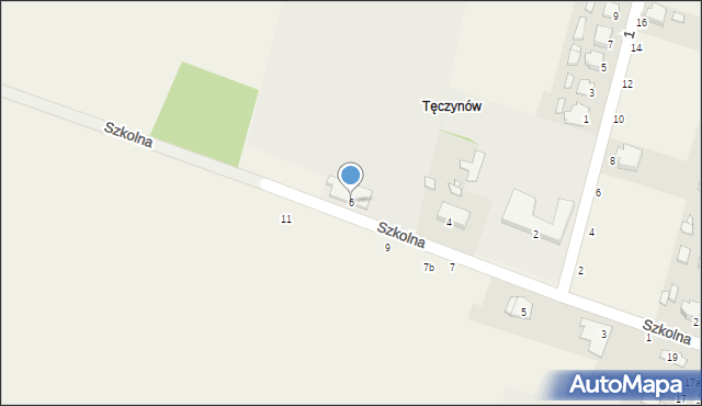 Szymiszów, Szkolna, 6, mapa Szymiszów