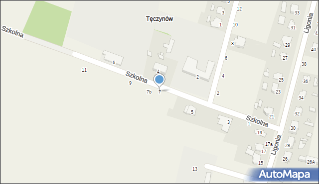 Szymiszów, Szkolna, 7, mapa Szymiszów