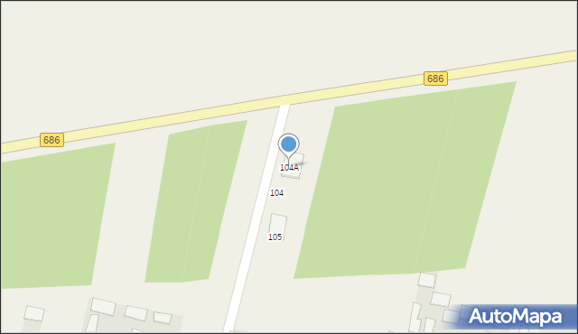 Szymki, Szymki, 104A, mapa Szymki