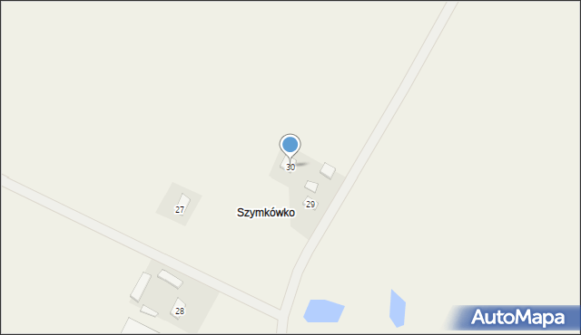 Szymkowo, Szymkowo, 30, mapa Szymkowo