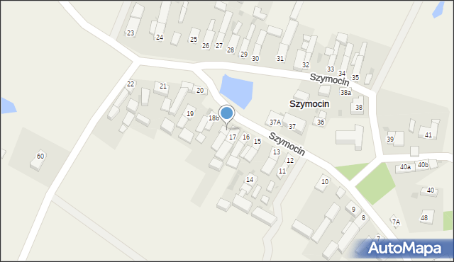 Szymocin, Szymocin, 18a, mapa Szymocin