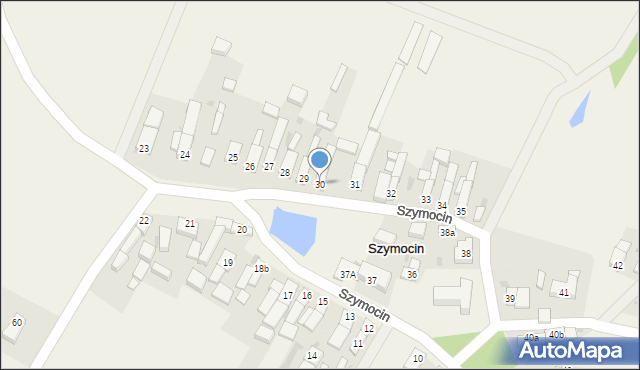 Szymocin, Szymocin, 30, mapa Szymocin