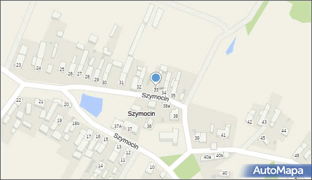 Szymocin, Szymocin, 33, mapa Szymocin