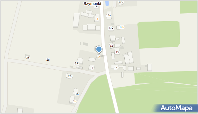 Szymonki, Szymonki, 2, mapa Szymonki