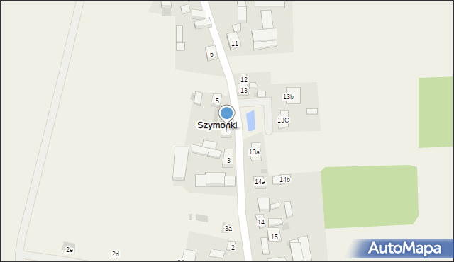 Szymonki, Szymonki, 4, mapa Szymonki