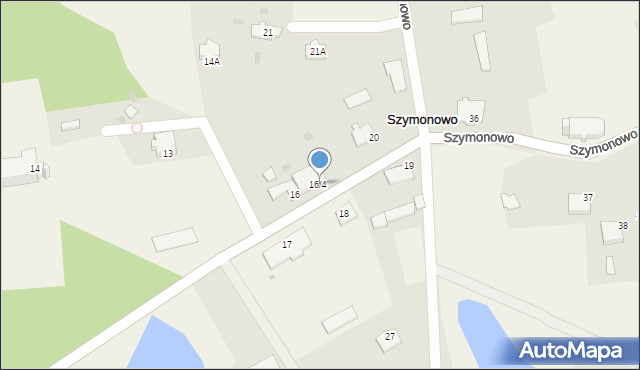 Szymonowo, Szymonowo, 16/4, mapa Szymonowo