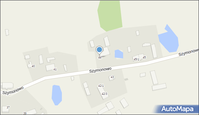 Szymonowo, Szymonowo, 44, mapa Szymonowo