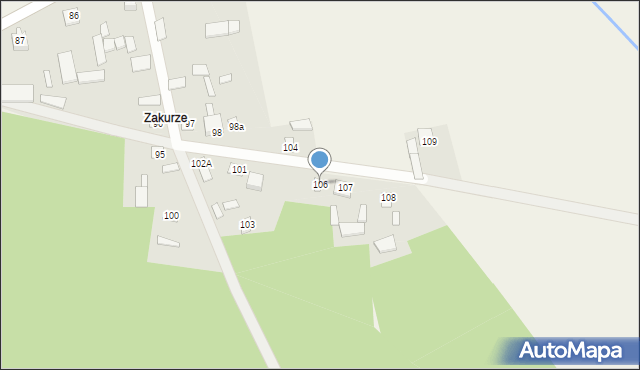 Szynkarzyzna, Szynkarzyzna, 106, mapa Szynkarzyzna