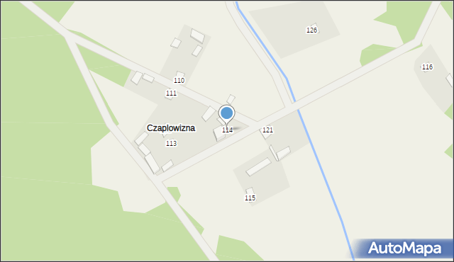 Szynkarzyzna, Szynkarzyzna, 114, mapa Szynkarzyzna