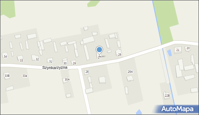 Szynkarzyzna, Szynkarzyzna, 27, mapa Szynkarzyzna