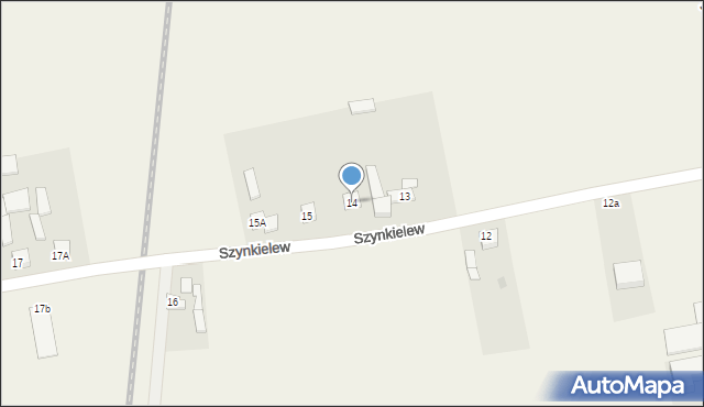 Szynkielew, Szynkielew, 14, mapa Szynkielew