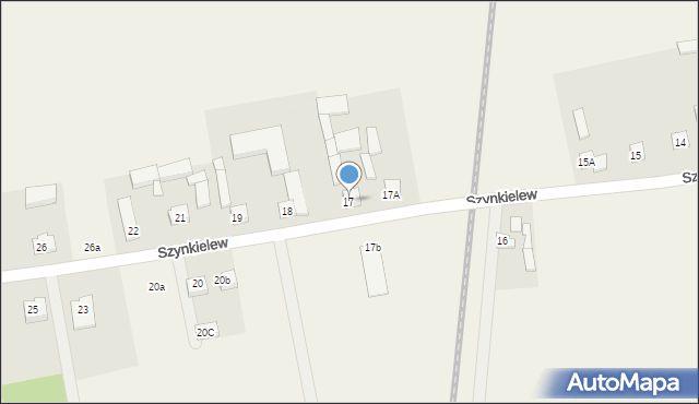 Szynkielew, Szynkielew, 17, mapa Szynkielew