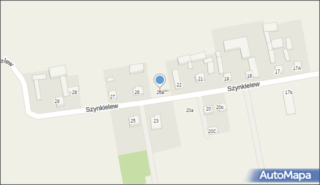 Szynkielew, Szynkielew, 26a, mapa Szynkielew