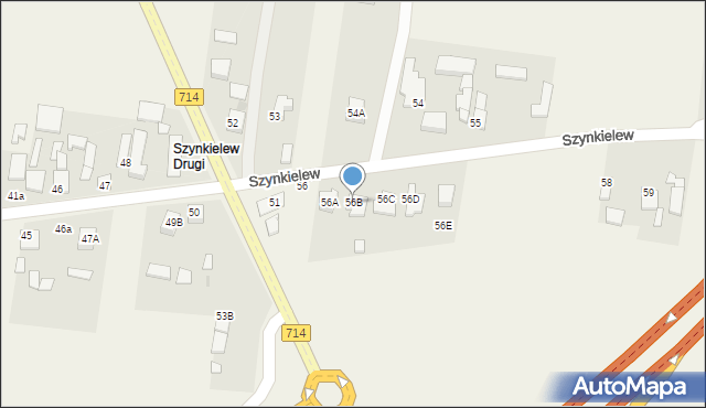 Szynkielew, Szynkielew, 56B, mapa Szynkielew