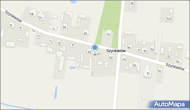 Szynkielów, Szynkielów, 65, mapa Szynkielów