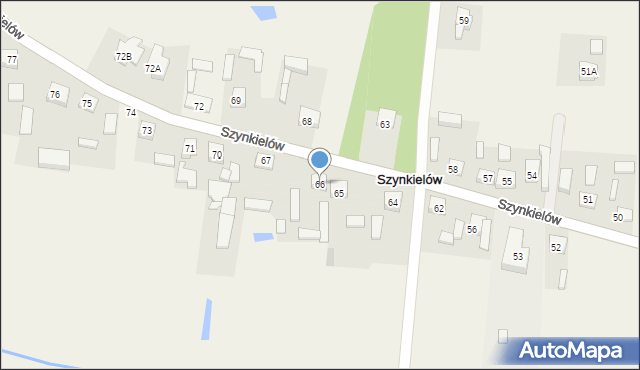 Szynkielów, Szynkielów, 66, mapa Szynkielów