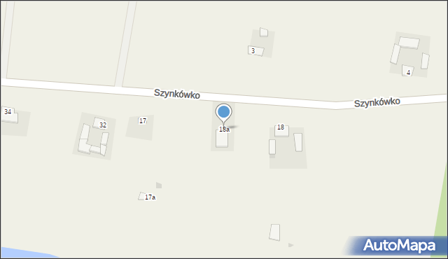 Szynkówko, Szynkówko, 18a, mapa Szynkówko