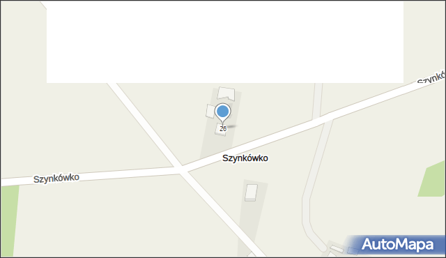 Szynkówko, Szynkówko, 26, mapa Szynkówko