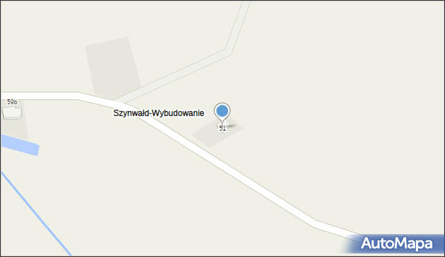 Szynwałd, Szynwałd, 51, mapa Szynwałd