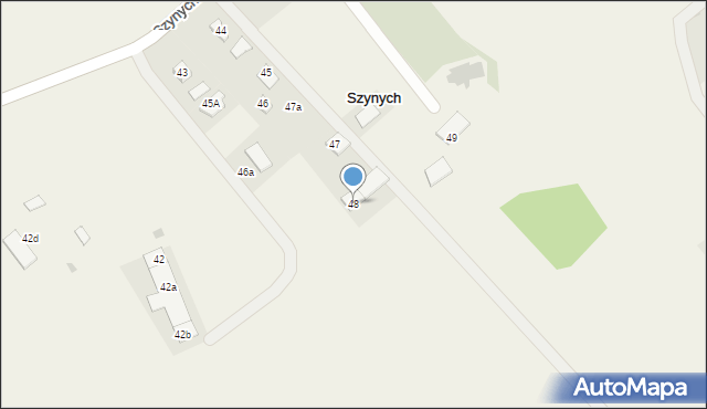 Szynych, Szynych, 48, mapa Szynych