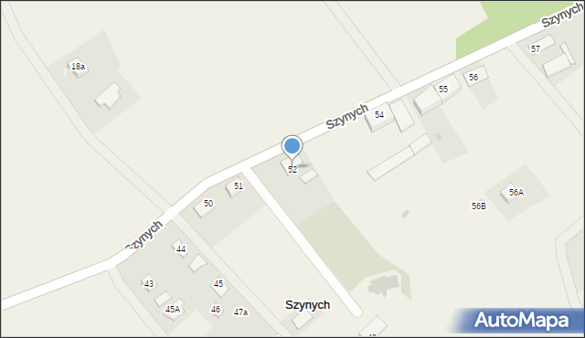 Szynych, Szynych, 52, mapa Szynych