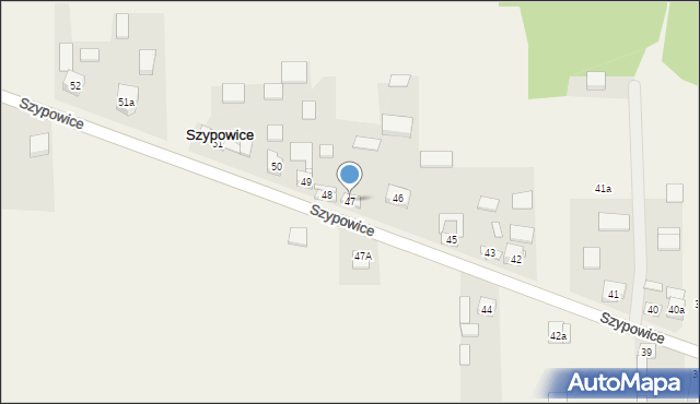 Szypowice, Szypowice, 47, mapa Szypowice