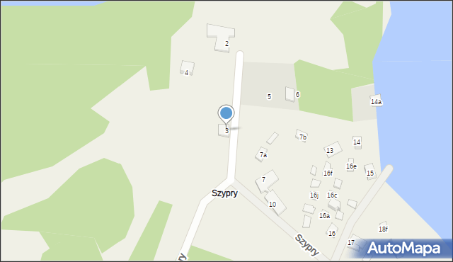 Szypry, Szypry, 3, mapa Szypry