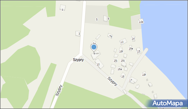 Szypry, Szypry, 7, mapa Szypry