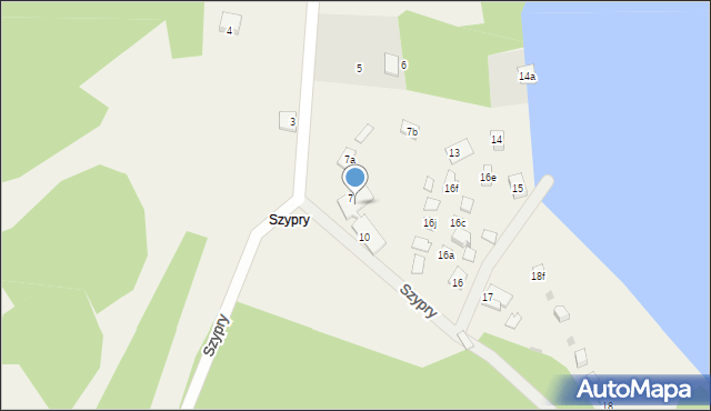 Szypry, Szypry, 8, mapa Szypry