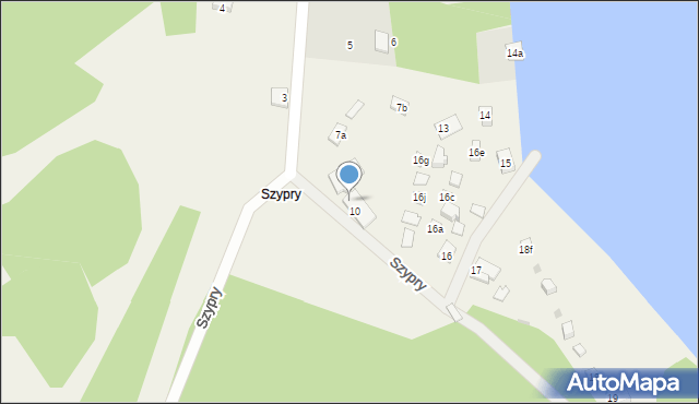 Szypry, Szypry, 9, mapa Szypry