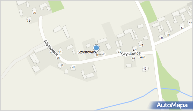 Szystowice, Szystowice, 38, mapa Szystowice