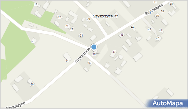 Szyszczyce, Szyszczyce, 46, mapa Szyszczyce