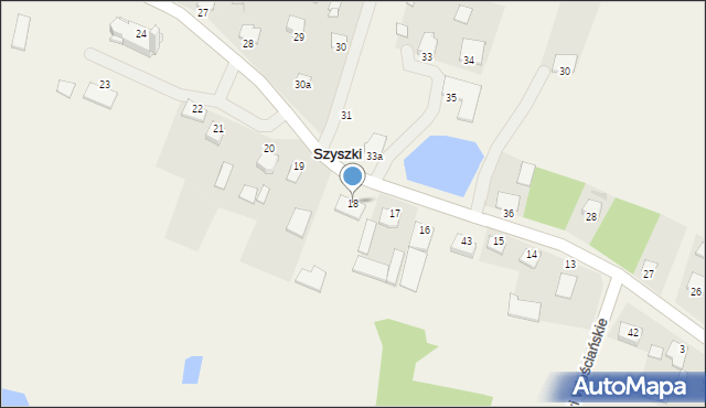 Szyszki, Szyszki Włościańskie, 18, mapa Szyszki