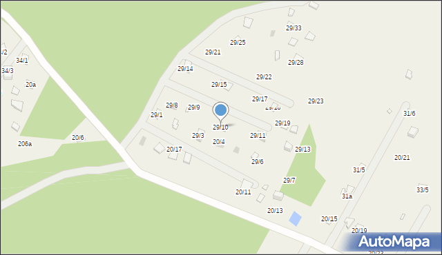 Szyszki, Szyszki, 29/10, mapa Szyszki