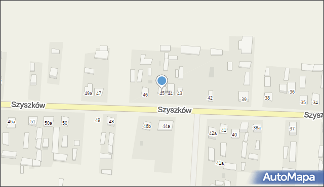 Szyszków, Szyszków, 45, mapa Szyszków