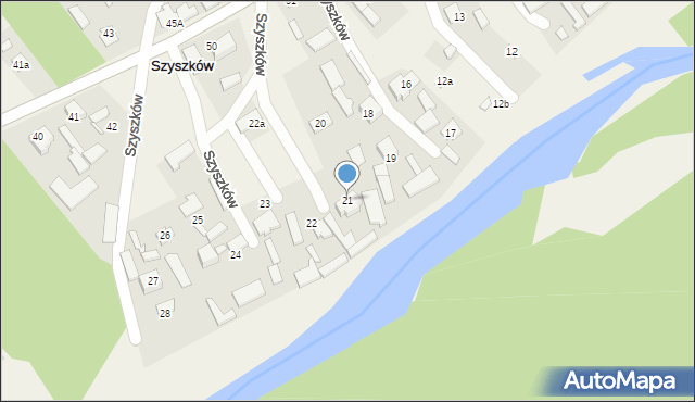 Szyszków, Szyszków, 21, mapa Szyszków