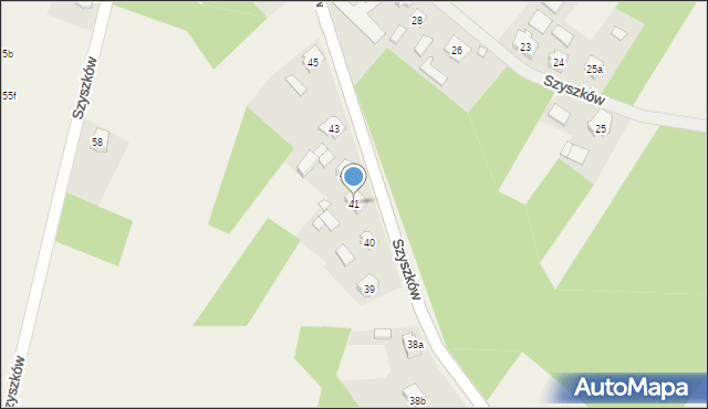 Szyszków, Szyszków, 41, mapa Szyszków