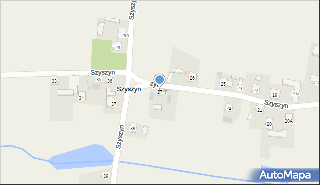 Szyszyn, Szyszyn, 27, mapa Szyszyn