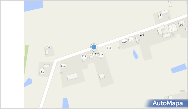 Szyszyńskie Holendry, Szyszyńskie Holendry, 113, mapa Szyszyńskie Holendry