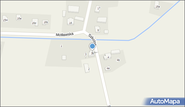 Tczewskie Łąki, Szkolna, 3b, mapa Tczewskie Łąki