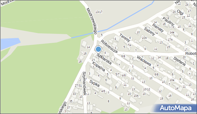 Tomaszów Mazowiecki, Szklarska, 2, mapa Tomaszów Mazowiecki