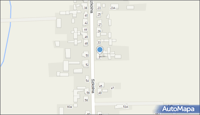 Topola Mała, Szkolna, 37, mapa Topola Mała