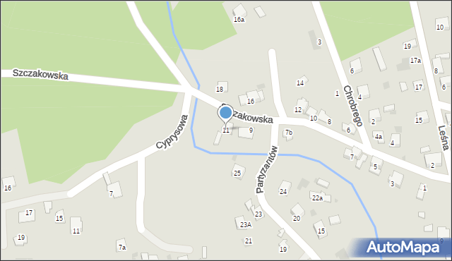 Trzebinia, Szczakowska, 11, mapa Trzebinia