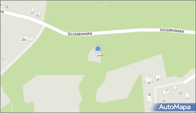 Trzebinia, Szczakowska, 17, mapa Trzebinia