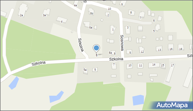 Urszulin, Szkolna, 6, mapa Urszulin