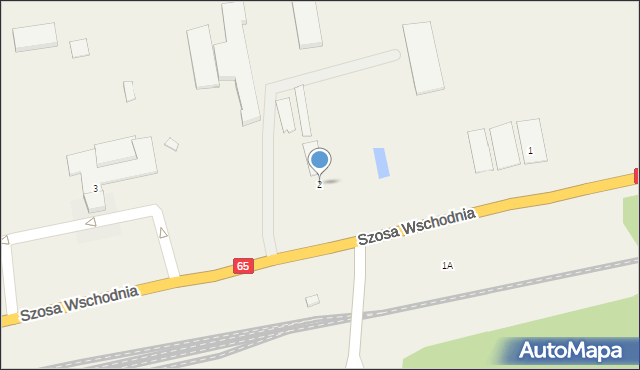 Waliły-Stacja, Szosa Wschodnia, 2, mapa Waliły-Stacja