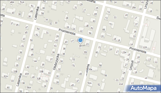 Warszawa, Szuberta Franciszka, 57, mapa Warszawy